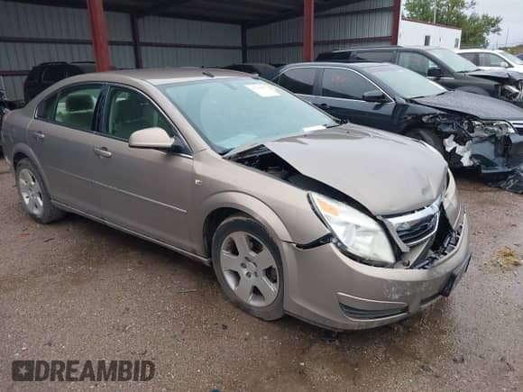 2008 Saturn Aura XE with VIN 1G8ZS57N18F242010, listed as a IAAI auction lot 43356437 with 162,138 mi miles and . Bid and sale history available at DreamBid. Image 1.