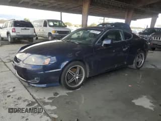 ✅ 2006 Hyundai Tiburon GT • VIN: KMHHN65F86U199896 • Лот: 93920465. Опубликован ранее на Copart с пробегом Не указан. Бесплатный доступ к архиву аукционных продаж из США и подробный отчёт об истории автомобиля на DreamBid. Изображение 1.