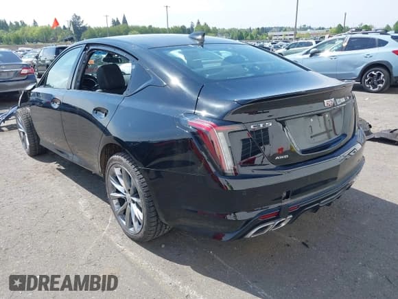 ✅ 2023 Cadillac CT5-V • VIN: 1G6DV5RW7P0126232 • Лот: 41978645. Опубликован ранее на IAAI с пробегом Не указан. Бесплатный доступ к архиву аукционных продаж из США и подробный отчёт об истории автомобиля на DreamBid. Изображение 3.