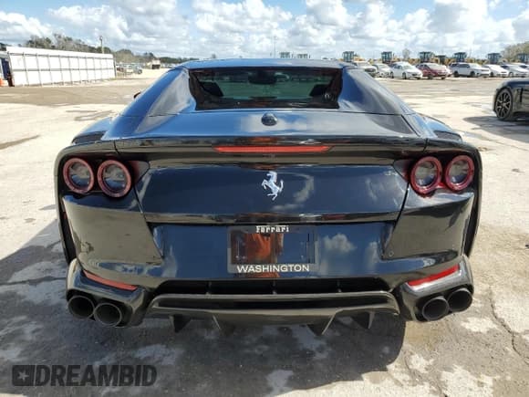 ✅ 2023 Ferrari 812 • VIN: ZFF97CMA4P0291900 • Lot: 79102854. Listed on Copart with 1,279 mi. Free auction sales archive from the USA and detailed vehicle history report at DreamBid. Image 6.