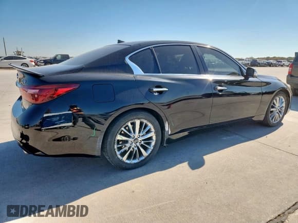 ✅ 2021 Infiniti Q50 Luxe • VIN: JN1EV7BP0MM706333 • Lot: 91997845. Listed on Copart with 78,765 mi. Free auction sales archive from the USA and detailed vehicle history report at DreamBid. Image 3.