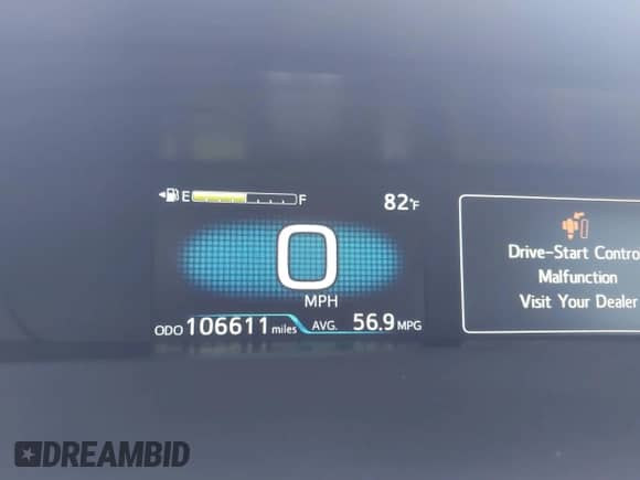 2021 Toyota Prius L Eco with VIN JTDKAMFU4M3134943, listed as a IAAI auction lot 43175713 with 106,611 mi miles and . Bid and sale history available at DreamBid. Image 16.