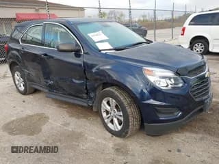 ✅ 2016 Chevrolet Equinox LS • VIN: 2GNALBEK6G6338836 • Lot: 43548223. Listed on IAAI with 89,627 mi. Free auction sales archive from the USA and detailed vehicle history report at DreamBid. Image 1.