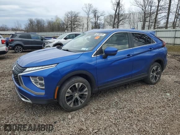 ✅ 2022 Mitsubishi Eclipse Cross SE • VIN: JA4ATWAA6NZ034379 • Lot: 53788125. Listed on Copart with 97,576 mi. Free auction sales archive from the USA and detailed vehicle history report at DreamBid. Image 1.