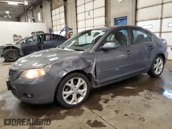 ✅ 2008 Mazda 3 Sport • VIN: JM1BK32F181121955 • Lot: 47878345. Wystawiony na Copart z przebiegiem 122 117 mil. Bezpłatny archiwum sprzedaży aukcyjnych z USA i szczegółowy raport historii pojazdu na DreamBid. Zdjęcie 1.