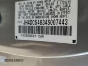 ✅ 2004 Acura RSX • VIN: JH4DC54834S007443 • Lot: 55517855. Listed on Copart with 188,768 mi. Free auction sales archive from the USA and detailed vehicle history report at DreamBid. Image 12.