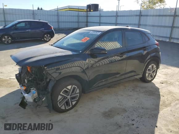 2023 Hyundai Kona SEL with VIN KM8K33AG5PU183620, listed as a Copart auction lot 89559295 with Not provided miles and Salvage title. Bid and sale history available at DreamBid. Image 1.