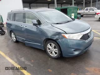 ✅ 2012 Nissan Quest SL • VIN: JN8AE2KP5C9047735 • Lot: 41914046. Listed on IAAI with 165,171 mi. Free auction sales archive from the USA and detailed vehicle history report at DreamBid. Image 1.
