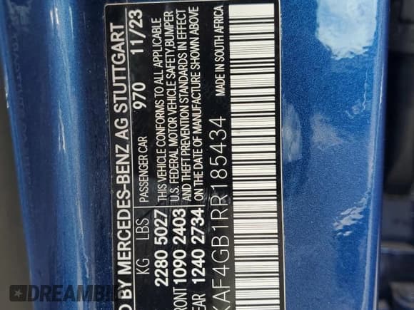 ✅ 2024 Mercedes-Benz C 300 • VIN: W1KAF4GB1RR185434 • Lot: 86487405. Wystawiony na Copart z przebiegiem Nie podano. Bezpłatny archiwum sprzedaży aukcyjnych z USA i szczegółowy raport historii pojazdu na DreamBid. Zdjęcie 13.