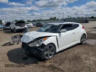 ✅ 2015 Hyundai Veloster Turbo • VIN: KMHTC6AE1FU238583 • Lot: 89882335. Listed on Copart with 79,592 mi. Free auction sales archive from the USA and detailed vehicle history report at DreamBid. Image 1.