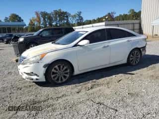 2012 Hyundai Sonata SE with VIN 5NPEC4AC5CH368243, listed as a Copart auction lot 86134985 with 133,267 mi miles and Salvage title. Bid and sale history available at DreamBid. Image 1.