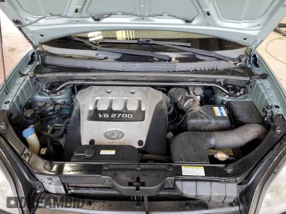 2006 Hyundai Tucson GLS with VIN KM8JN72D26U346076, listed as a Copart auction lot 77447474 with 123,993 mi miles and Salvage title. Bid and sale history available at DreamBid. Image 12.