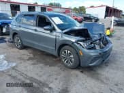 ✅ 2024 Volkswagen Tiguan S • VIN: 3VVRB7AX5RM120314 • Lot: 42016531. Listed on IAAI with 11,373 mi. Free auction sales archive from the USA and detailed vehicle history report at DreamBid. Image 1.