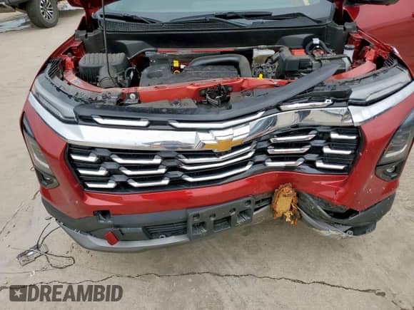 2025 Chevrolet Equinox FWD LT с VIN 3GNAXHEG4SL262184, выставлен на аукционе Copart как лот 59589995 с пробегом 9 837 миль миль и Списание • Salvage title. История ставок и продаж доступна на DreamBid. Изображение 12.