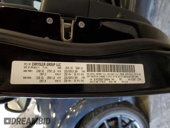 ✅ 2015 Dodge Journey SXT • VIN: 3C4PDDBG8FT506840 • Lot: 71228205. Wystawiony na Copart z przebiegiem 79 664 mil. Bezpłatny archiwum sprzedaży aukcyjnych z USA i szczegółowy raport historii pojazdu na DreamBid. Zdjęcie 13.