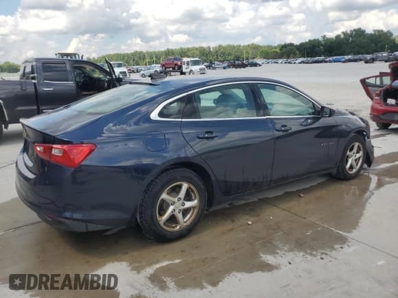✅ 2017 Chevrolet Malibu LS • VIN: 1G1ZB5ST5HF116589 • Lot: 63395995. Listed on Copart with 105,382 mi. Free auction sales archive from the USA and detailed vehicle history report at DreamBid. Image 3.