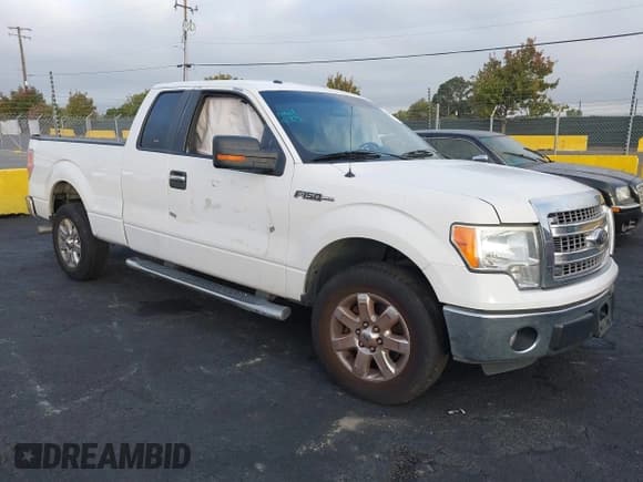 ✅ 2014 Ford F-150 XL • VIN: 1FTFX1CF1EKE23998 • Lot: 43449945. Listed on IAAI with 157,356 mi. Free auction sales archive from the USA and detailed vehicle history report at DreamBid. Image 1.