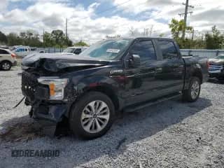 2018 Ford F-150 XL with VIN 1FTEW1CP6JFB96219, listed as a Copart auction lot 84582935 with 119,642 mi miles and Non repairable. Bid and sale history available at DreamBid. Image 1.
