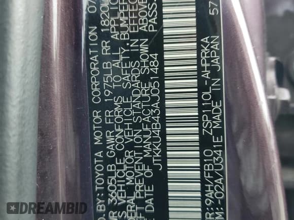 ✅ 2010 Scion xD • VIN: JTKKU4B43AJ051484 • Lot: 81749065. Wystawiony na Copart z przebiegiem 128 533 mil. Bezpłatny archiwum sprzedaży aukcyjnych z USA i szczegółowy raport historii pojazdu na DreamBid. Zdjęcie 12.