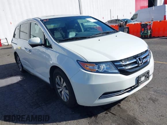 ✅ 2014 Honda Odyssey EX-L • VIN: 5FNRL5H62EB114336 • Lot: 43280669. Wystawiony na IAAI z przebiegiem 101 271 mil. Bezpłatny archiwum sprzedaży aukcyjnych z USA i szczegółowy raport historii pojazdu na DreamBid. Zdjęcie 1.