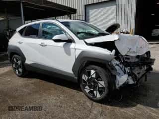 2025 Hyundai Kona SEL with VIN KM8HB3AB4SU199222, listed as a Copart auction lot 47256075 with Not provided miles and Non repairable. Bid and sale history available at DreamBid. Image 4.
