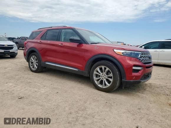 2022 Ford Explorer Limited with VIN 1FMSK7FH7NGA30499, listed as a Copart auction lot 67663755 with 93,518 mi miles and Clean title. Bid and sale history available at DreamBid. Image 4.