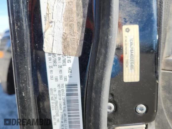 ✅ 2013 Jeep Patriot Sport • VIN: 1C4NJPBA4DD272485 • Лот: 91446745. Опубликован ранее на Copart с пробегом 172 238 миль. Бесплатный доступ к архиву аукционных продаж из США и подробный отчёт об истории автомобиля на DreamBid. Изображение 13.