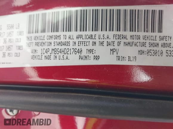 ✅ 2017 Jeep Cherokee Trailhawk L Plus • VIN: 1C4PJMBS4HD217640 • Lot: 42546332. Wystawiony na IAAI z przebiegiem 58 141 mil. Bezpłatny archiwum sprzedaży aukcyjnych z USA i szczegółowy raport historii pojazdu na DreamBid. Zdjęcie 9.