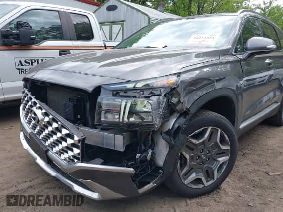 2023 Hyundai Santa Fe SEL Convenience with VIN KM8S6DA23PU099636, listed as a IAAI auction lot 42212551 with 34,217 mi miles and . Bid and sale history available at DreamBid. Image 6.