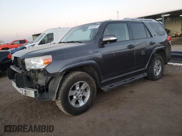 ✅ 2012 Toyota 4Runner SR5 • VIN: JTEBU5JR5C5098534 • Lot: 90034665. Listed on Copart with 175,712 mi. Free auction sales archive from the USA and detailed vehicle history report at DreamBid. Image 1.