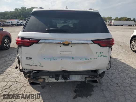 2022 Chevrolet Traverse High Country с VIN 1GNEVNKWXNJ194812, выставлен на аукционе Copart как лот 80360385 с пробегом 36 062 миль миль и Списание • Salvage title. История ставок и продаж доступна на DreamBid. Изображение 6.