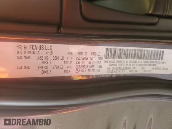 2018 Jeep Grand Cherokee Altitude z VIN 1C4RJFAG1JC390447, wystawiony jako Copart lot #90273155 z przebiegiem 133 723 mil mil oraz Szkoda całkowita • Salvage title. Historia ofert i sprzedaży dostępna na DreamBid. Obrazek 14.