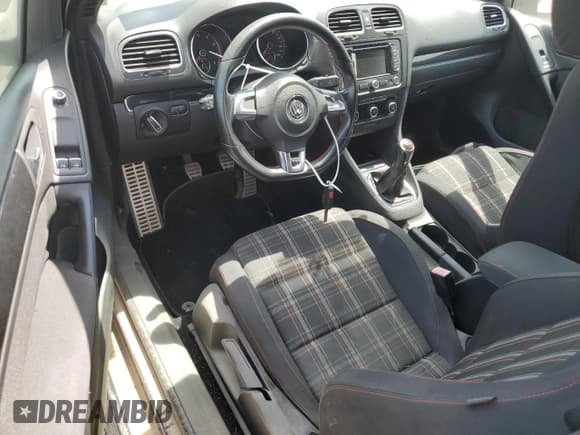 ✅ 2012 Volkswagen Golf GTI w/Conv & Sunroof • VIN: WVWEV7AJ4CW222484 • Lot: 57270915. Listed on Copart with Not provided. Free auction sales archive from the USA and detailed vehicle history report at DreamBid. Image 8.