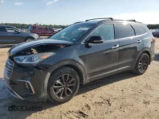 ✅ 2017 Hyundai Santa Fe SE • VIN: KM8SN4HF7HU197355 • Лот: 49235133. Опубликован ранее на Copart с пробегом 92 591 миль. Бесплатный доступ к архиву аукционных продаж из США и подробный отчёт об истории автомобиля на DreamBid. Изображение 1.