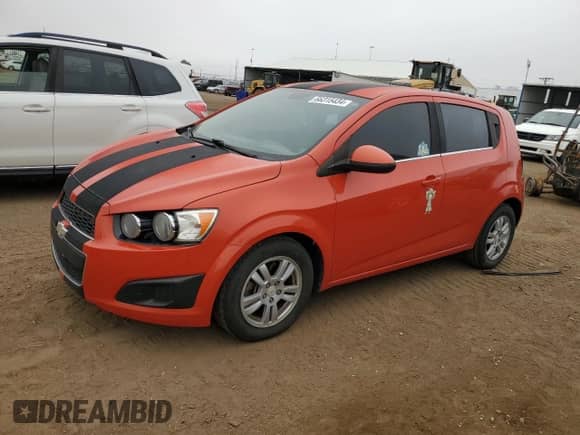 2012 Chevrolet Sonic LT с VIN 1G1JC6SH7C4103682, выставлен на аукционе Copart как лот 66315434 с пробегом 130 708 миль миль и Списание • Salvage title. История ставок и продаж доступна на DreamBid. Изображение 1.
