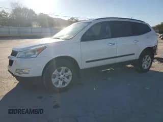 2012 Chevrolet Traverse LS with VIN 1GNKRFED3CJ318472, listed as a Copart auction lot 86430105 with 183,807 mi miles and Salvage title. Bid and sale history available at DreamBid. Image 1.