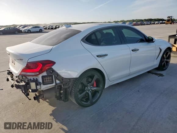 ✅ 2020 Genesis G70 3.3T • VIN: KMTG34LE1LU063224 • Lot: 64907505. Listed on Copart with 68,565 mi. Free auction sales archive from the USA and detailed vehicle history report at DreamBid. Image 3.