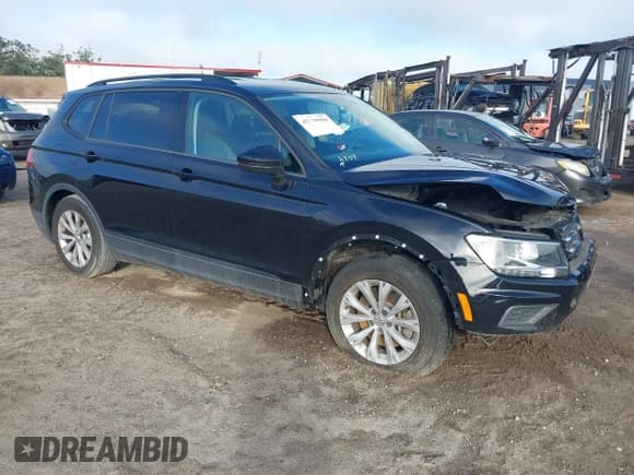 ✅ 2019 Volkswagen Tiguan S • VIN: 3VV1B7AX0KM048540 • Lot: 43379990. Listed on IAAI with 74,486 mi. Free auction sales archive from the USA and detailed vehicle history report at DreamBid. Image 1.