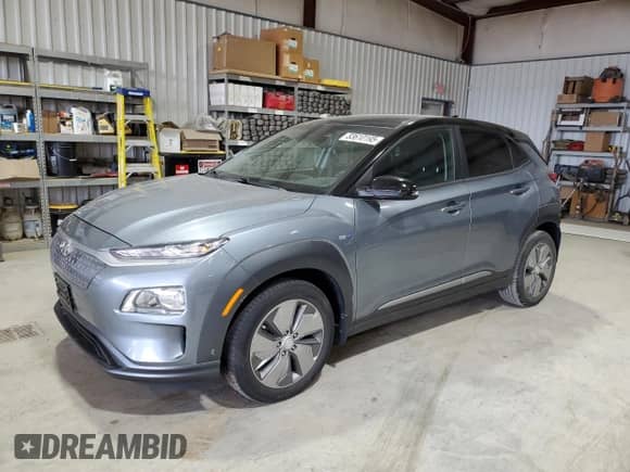 2019 Hyundai Kona SEL z VIN KM8K23AG7KU031690, wystawiony jako Copart lot #53610195 z przebiegiem 17 244 mil mil oraz Szkoda całkowita • Salvage title. Historia ofert i sprzedaży dostępna na DreamBid. Obrazek 1.