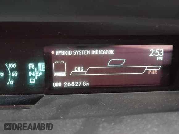 ✅ 2010 Toyota Prius II • VIN: JTDKN3DU5A0166136 • Lot: 43679769. Listed on IAAI with 268,527 mi. Free auction sales archive from the USA and detailed vehicle history report at DreamBid. Image 7.