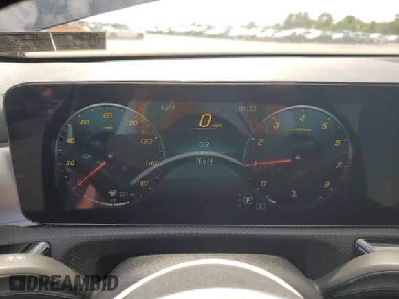 2021 Mercedes-Benz CLA 250 z VIN W1K5J4GB6MN158116, wystawiony jako Copart lot #65736545 z przebiegiem 78 674 mil mil oraz Szkoda całkowita • Salvage title. Historia ofert i sprzedaży dostępna na DreamBid. Obrazek 9.