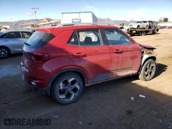 ✅ 2023 Hyundai Venue SEL • VIN: KMHRC8A32PU222706 • Lot: 87065464. Listed on Copart with 22,356 mi. Free auction sales archive from the USA and detailed vehicle history report at DreamBid. Image 3.