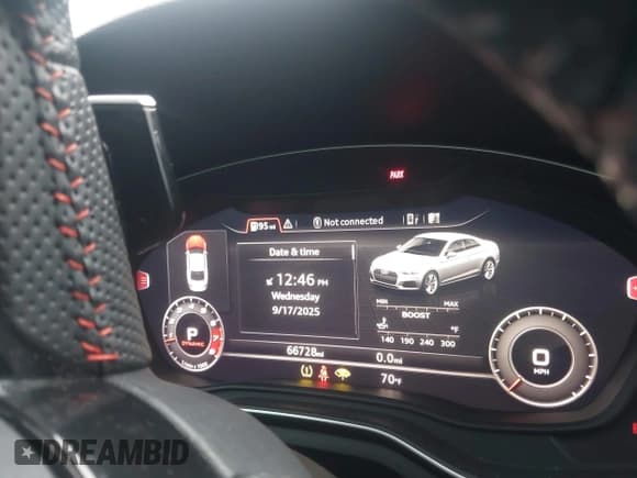 ✅ 2018 Audi RS 5 • VIN: WUAPWAF56JA903032 • Lot: 43246552. Listed on IAAI with 66,728 mi. Free auction sales archive from the USA and detailed vehicle history report at DreamBid. Image 15.