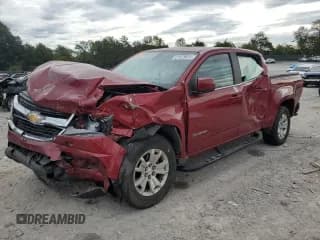 ✅ 2020 Chevrolet Colorado 2WD LT • VIN: 1GCGSCEN4L1102561 • Lot: 81979835. Listed on Copart with 69,730 mi. Free auction sales archive from the USA and detailed vehicle history report at DreamBid. Image 1.