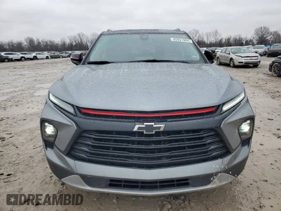 2024 Chevrolet Blazer LT z VIN 3GNKBJR46RS176627, wystawiony jako Copart lot #85931884 z przebiegiem 12 363 mil mil oraz Szkoda całkowita • Salvage title. Historia ofert i sprzedaży dostępna na DreamBid. Obrazek 5.