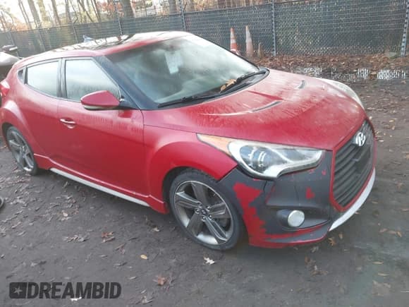 ✅ 2013 Hyundai Veloster Turbo • VIN: KMHTC6AE0DU098815 • Lot: 43788034. Listed on IAAI with 211,702 mi. Free auction sales archive from the USA and detailed vehicle history report at DreamBid. Image 1.