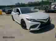 2021 Toyota Camry XSE with VIN 4T1K61AK7MU577289, listed as a Copart auction lot 70579775 with 49,345 mi miles and Salvage title. Bid and sale history available at DreamBid. Image 13.