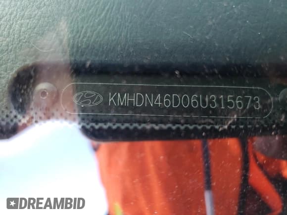 ✅ 2006 Hyundai Elantra GLS • VIN: KMHDN46D06U315673 • Lot: 45148285. Wystawiony na Copart z przebiegiem 152 398 mil. Bezpłatny archiwum sprzedaży aukcyjnych z USA i szczegółowy raport historii pojazdu na DreamBid. Zdjęcie 12.