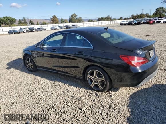 2018 Mercedes-Benz CLA 250 with VIN WDDSJ4EB0JN610949, listed as a Copart auction lot 82372355 with 80,504 mi miles and Salvage title. Bid and sale history available at DreamBid. Image 2.