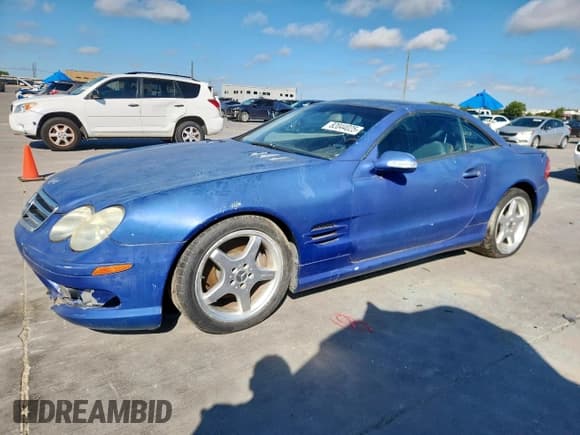 ✅ 2003 Mercedes-Benz SL 500 • VIN: WDBSK75F23F059527 • Lot: 82044025. Listed on Copart with Not provided. Free auction sales archive from the USA and detailed vehicle history report at DreamBid. Image 1.